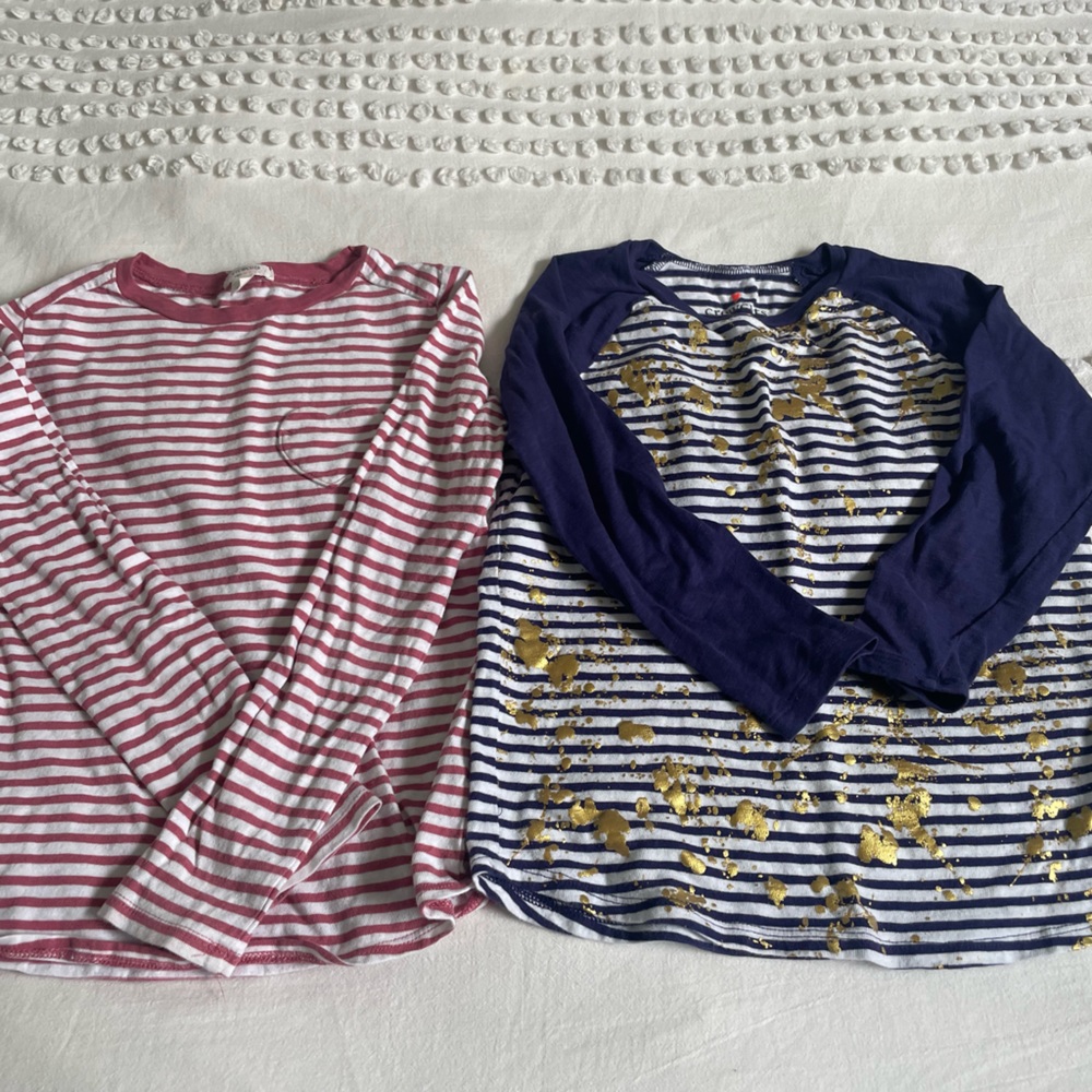 Girls crewcuts / JCREW shirts 2 tops!